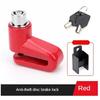 Motorcycle Anti-Theft Lock Bicycle Wheel Disc Brake Lock Padlock with 2 Keys for Mountain Bike Electric Scooter Motorcycle