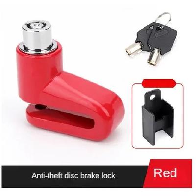 Motorcycle Anti-Theft Lock Bicycle Wheel Disc Brake Lock Padlock with 2 Keys for Mountain Bike Electric Scooter Motorcycle