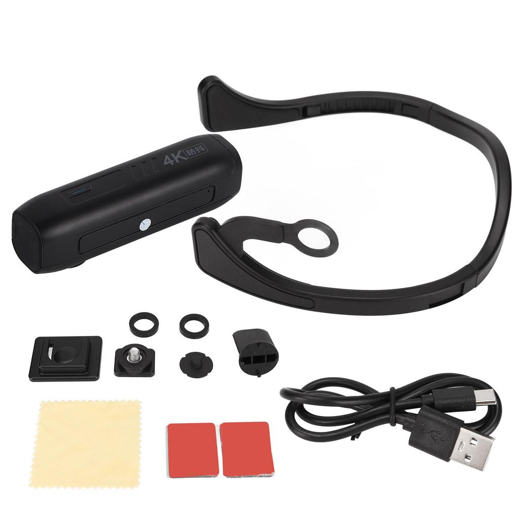 4K Kopfmontierte Kamera 30FPS Freihändig HD Nachtsicht Verwacklungsvermeidung Wasserdicht Tragbar WiFi