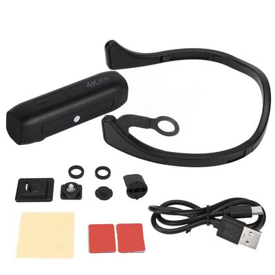 4K Head Mounted Camera 30FPS Hands Free HD Night Vision Prevent Shaking Waterproof Wearable WiFi