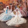 Spanish Flamenco Doll, White, with Fan, Flamenco Dancer, Marin, White Dance Costume, Sma-705w