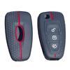 3-Tasten Silikon Auto Fernbedienung Schlüsselanhänger Hülle für Ford Ranger C-Max S-Max Focus Mk3 Galaxy Mondeo Transit Tourneo Custom