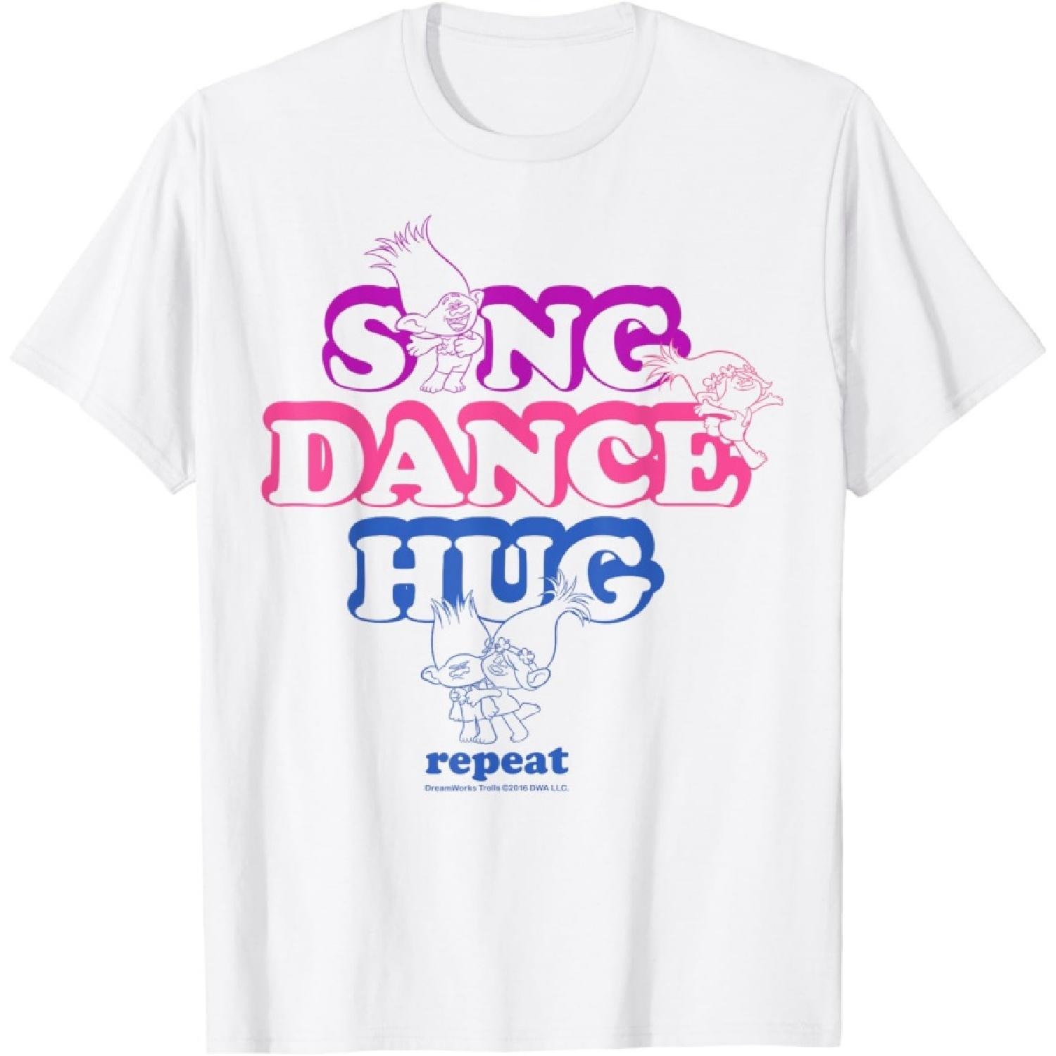 DreamWorks Trolls Repeat List T-Shirt(1) XXXXXL белый