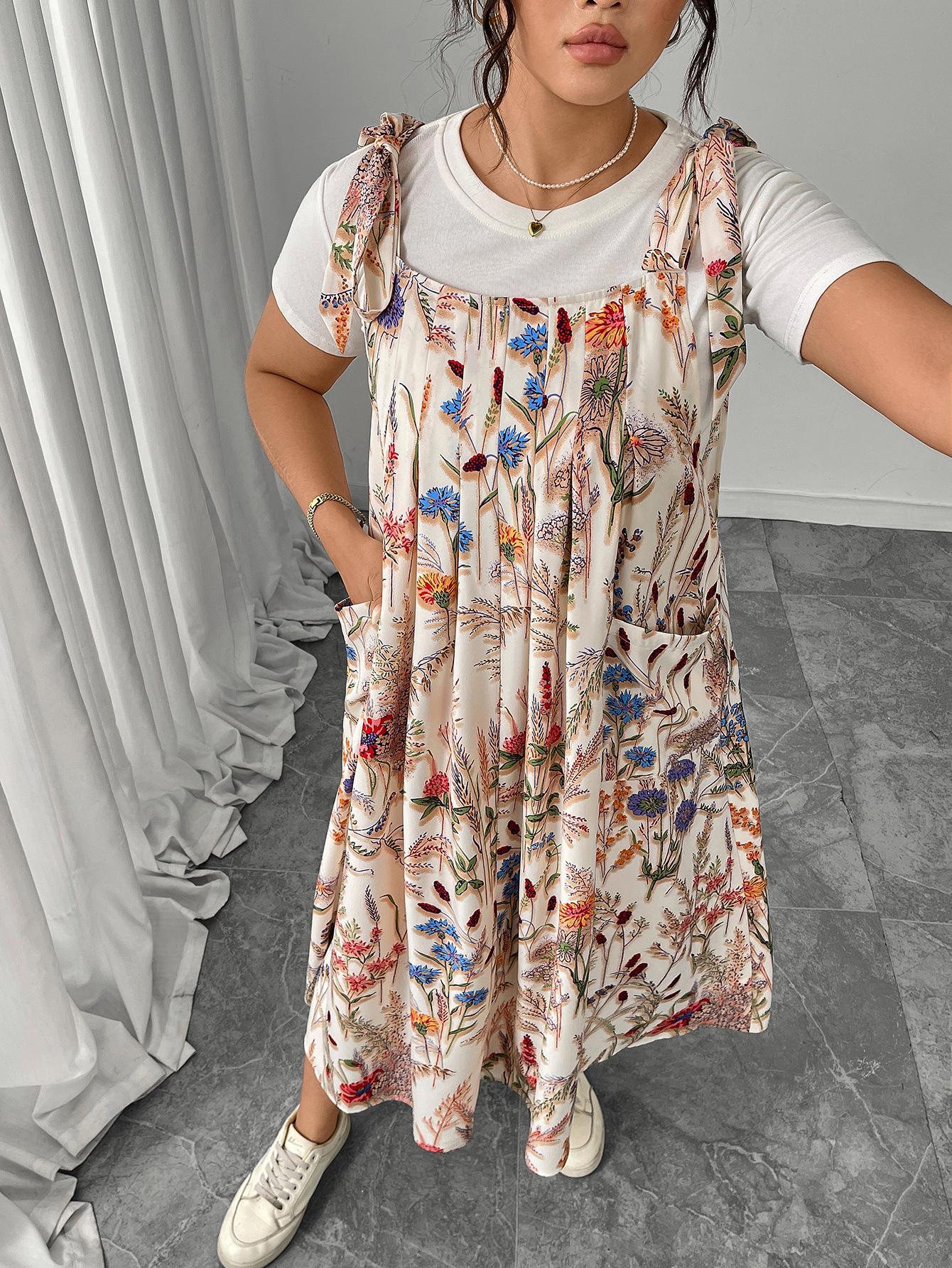 In Stock: New Summer Plus Size Solid Color Camisole Jumpsuit for Women - European & American Fashion 3XL