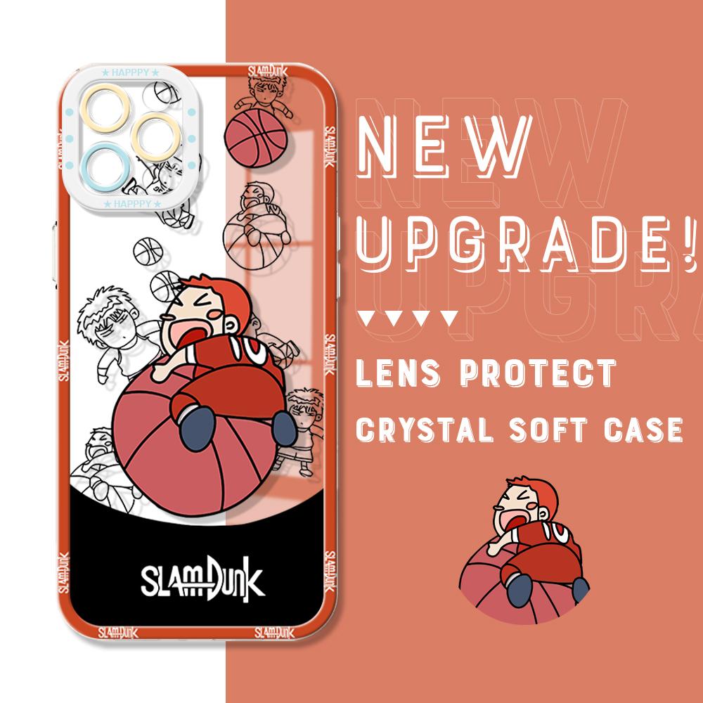 Nárazuvzdorný kreslený vzor měkké pouzdro na telefon Full Cover Camera Transparentní ochranné pouzdro pro Huawei Honor iPhone Samsung Xiaomi Redmi OPPO Realme Vivo