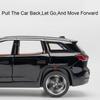 AAZT1 1:24 Alloy NIO ES8 Miniature Toy Car Models Metal Diecast Pull Back Sound Light 6 Doors Opened Vehicle Toys Children Presents