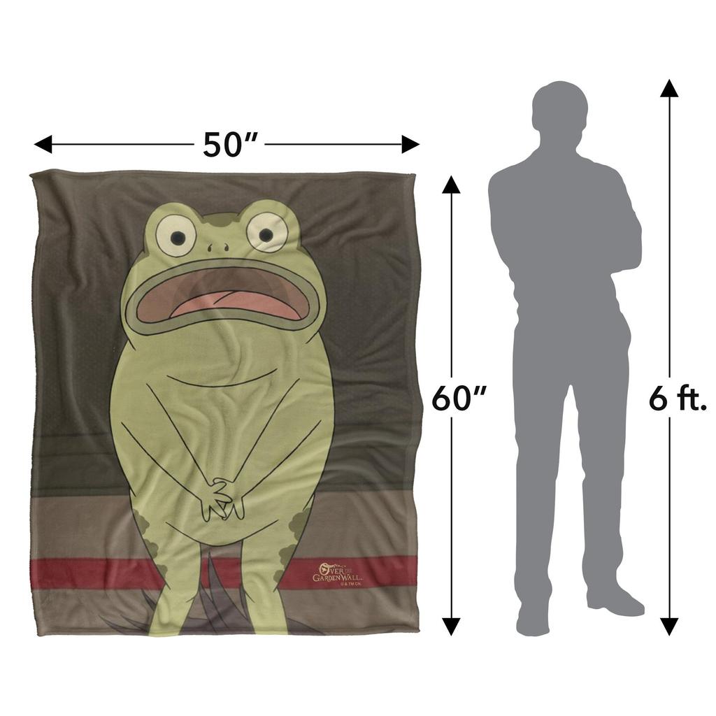 Over The Garden Wall Silky Greg's Frog Supersoft Blanket