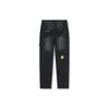 Li Ning Label Straight Wash Denim Pants Men bottoms Black AJQT375-2