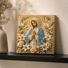 Materiali Artistici per Hobbisti Fai da Te Kit Perle di Gesù, Pittura Diamante per Adulti, Mosaico Cristiano Accessori Creativi per Camera da Letto Artigianato Gemme di Cristo Artigianato,