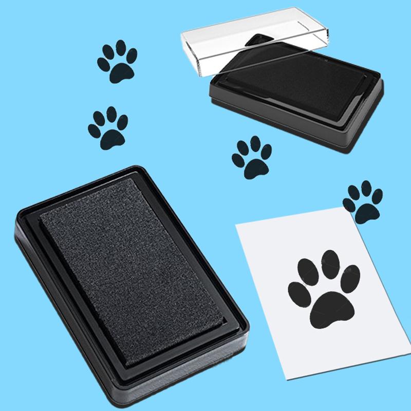 Pet Products Unique Pet Dog Cat Paw Prints Pad Born Baby Clean Recyclable Inkless Hand Print And Footprint Ink Pad