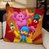 Cartoon PPocoyo Pillow Case Fashion Square Pillowcase Bedroom Sofa Room Ins Decoration Leisure
