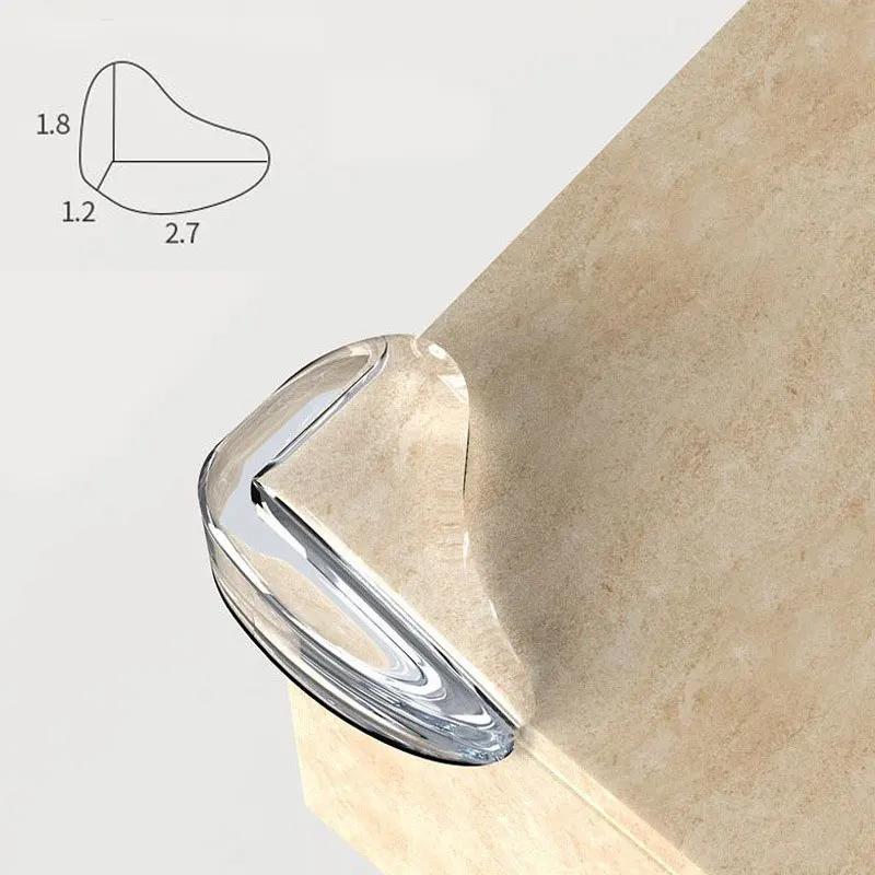 

2pcs Water-drop Table Conner Protector Soft Silicone Transparent Table Corner Guards Protection Pads for Children Safety