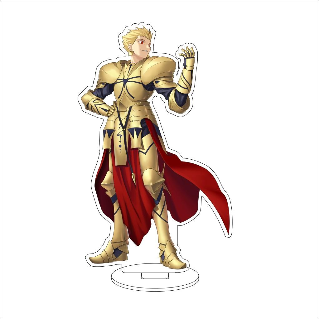 16CM Anime Fate stay night Cosplay Acrylic Stand Ornaments Tamamo no Mae/Shirou Emiya Figure Stand Halloween Gifts