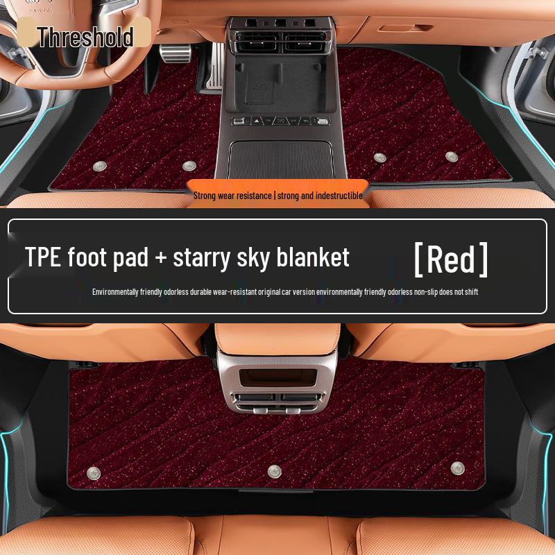 2025 BYD Han L EV/DMP TPE Floor Mats Full Coverage Interior Modification