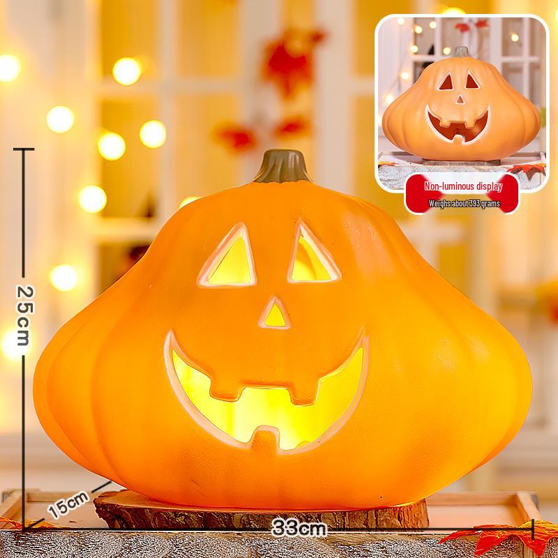 Halloween Glowing Pumpkin Lanterns for Shopping Mall Decor and Courtyard Ornaments