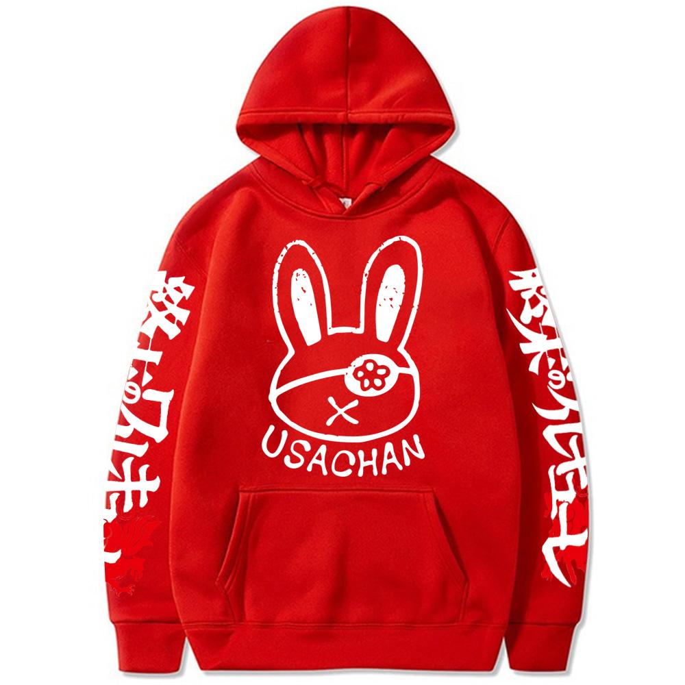 Kawaii Manga Record Of Ragnarok Usachan Anime Bluza Długi Rękaw Sweter Harajuku Mężczyźni Kobiety Sam Oversized Casual Bluzy z Kapturem
