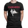 Camiseta para Hombre Camarones De La Isla Cantante de Flamenco Camiseta de Algodón Manga Corta Camisetas de Camarones de la Isla Cuello Redondo mercancía Tallas Grandes