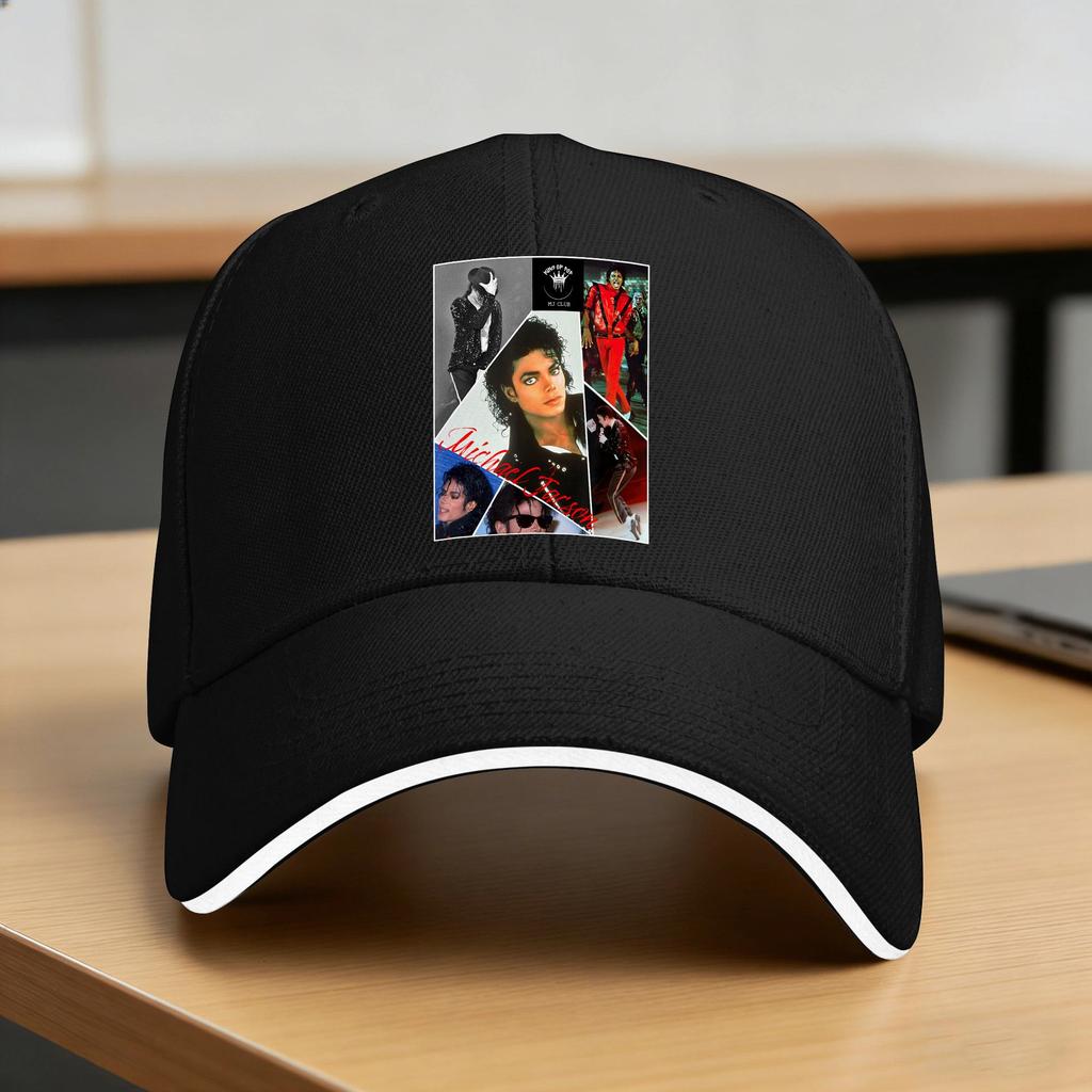 Sun Baseball Cap Michael Jackson 703 Print Trucker Hat Wholesale Stylish Hunting Camping Snapback Cap