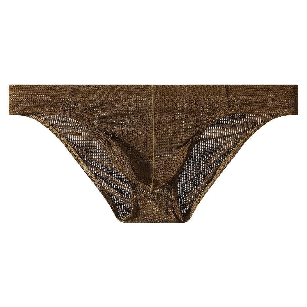 Stretch Men Briefs Low Waist Panties Simple Male Underwear Daily