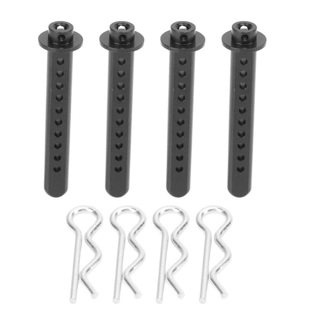 RC Aluminum Body Post Mounts Wear Resistant Replacement RC Car Body Posts Mount Holder for Axial