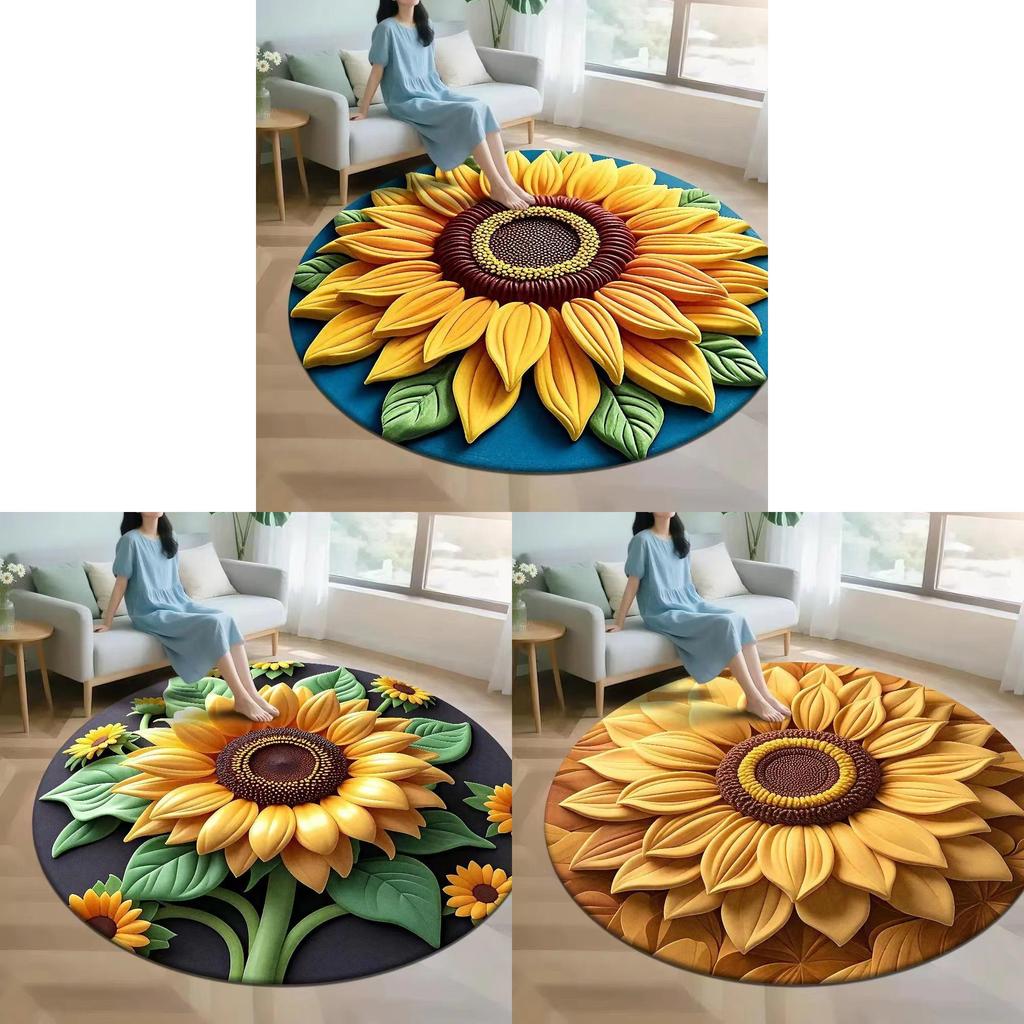 Sonnenblumen Silikon Diatomeenerde Bodenmatte Für Wohnzimmer Und Badezimmer Rutschfest Wasseraufnahme