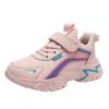 850 girls shoes 2025 spring new medium and large boys leather running shoes lightweight soft sole children's sports shoes