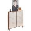Ultra-thin Tipping Shoe Rack – Light Luxury Small Apartment Entrance Cabinet, Living Room Shoe Shelf Furniture