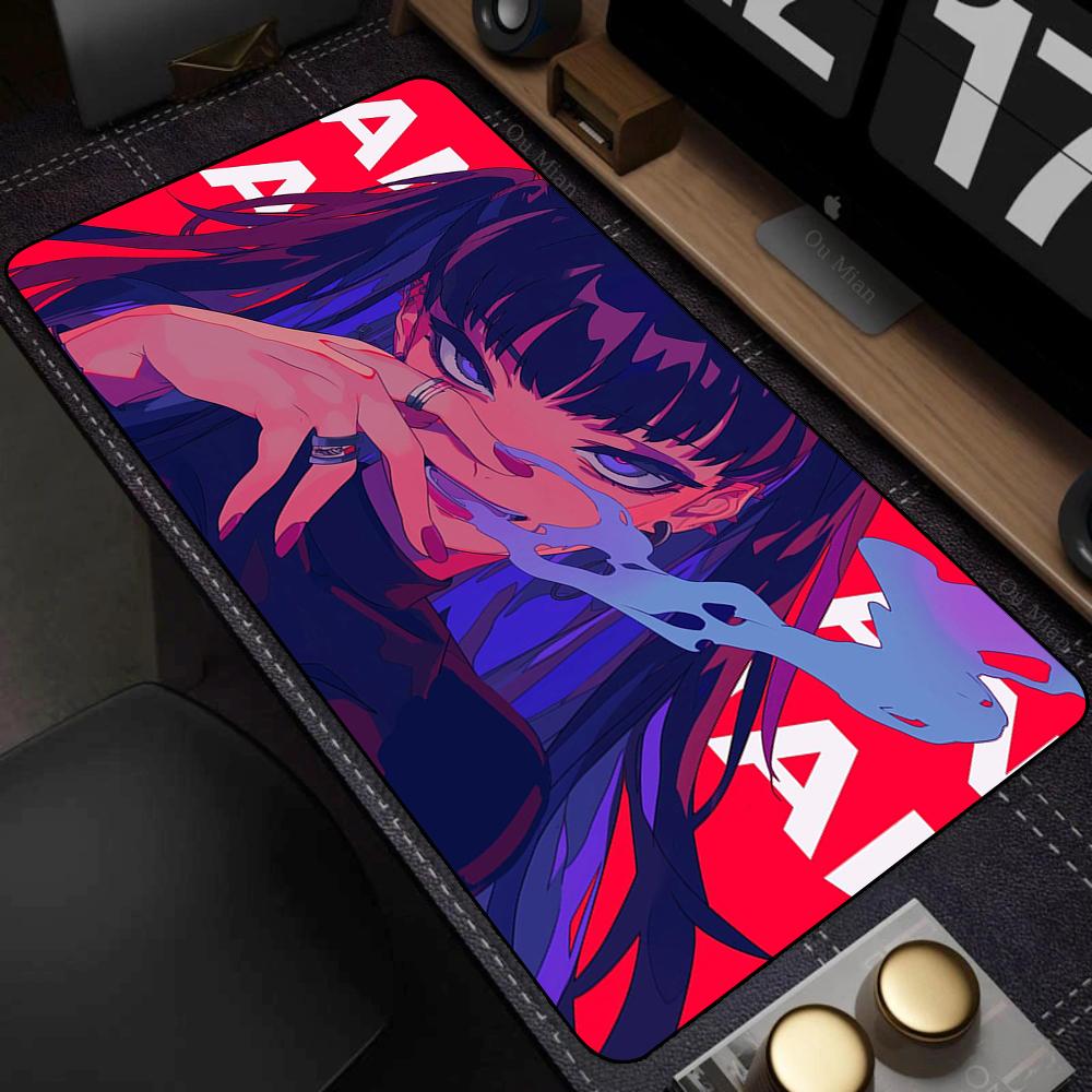 50x100cm Gaming Mousepad Anime Girl Mouse Pad Pc Accessories Keyboard Mat Rubber Anti slip Deskmat Household Desk Protector Mats
