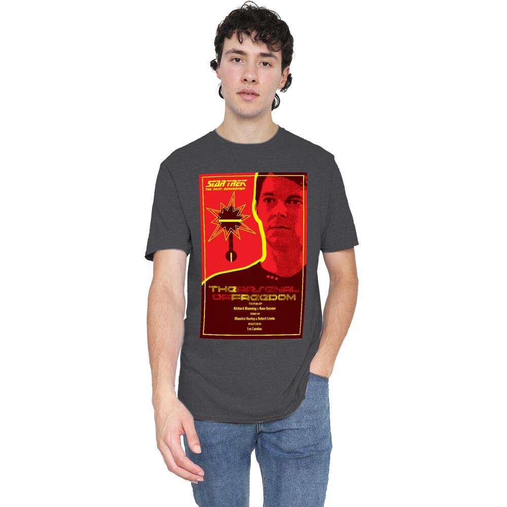 Star Trek TNG Season 1 Episode 21 T-Shirt S-2XL Charcoal S