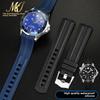 For Omega Seamaster 300 Strap Rubber Seamaster Silicone Rubber Watch Strap Seamaster 300 Watch Band Accessories Men 20 22mm