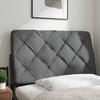 VidaXL Dark Grey Headboard Cushion 80 Cm Fabric 4019192