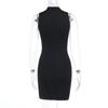 Frühlingskleid für Damen, Prominente, Ethos, sexy, schmale Basis, geteiltes Westekleid