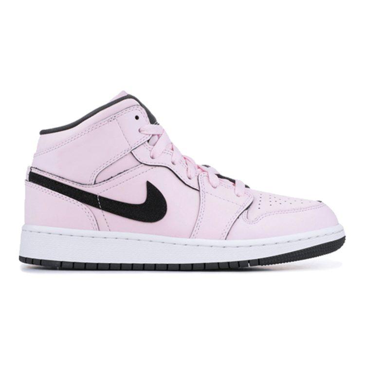 Jordan 1 Mid Pink Foam GS 555112-601