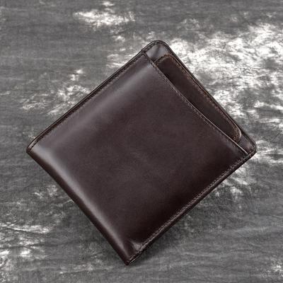 New Oil Wax Leather Minimalist Short Wallet with Top Layer Cowhide Retro Men's Casual Card Bag Wallet and Leather Wallet