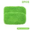2Pcs Reusable Mop Pads With High Water Absorption And Ultra-Fine Fiber Cleaning Pads That Can Firmly Adhere To Most Standard Mop