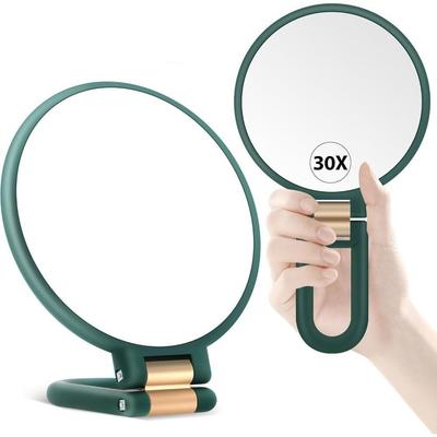 Adjustable Handheld Mirror Rotation Magnifying Mirror Cute Makeup Mirror