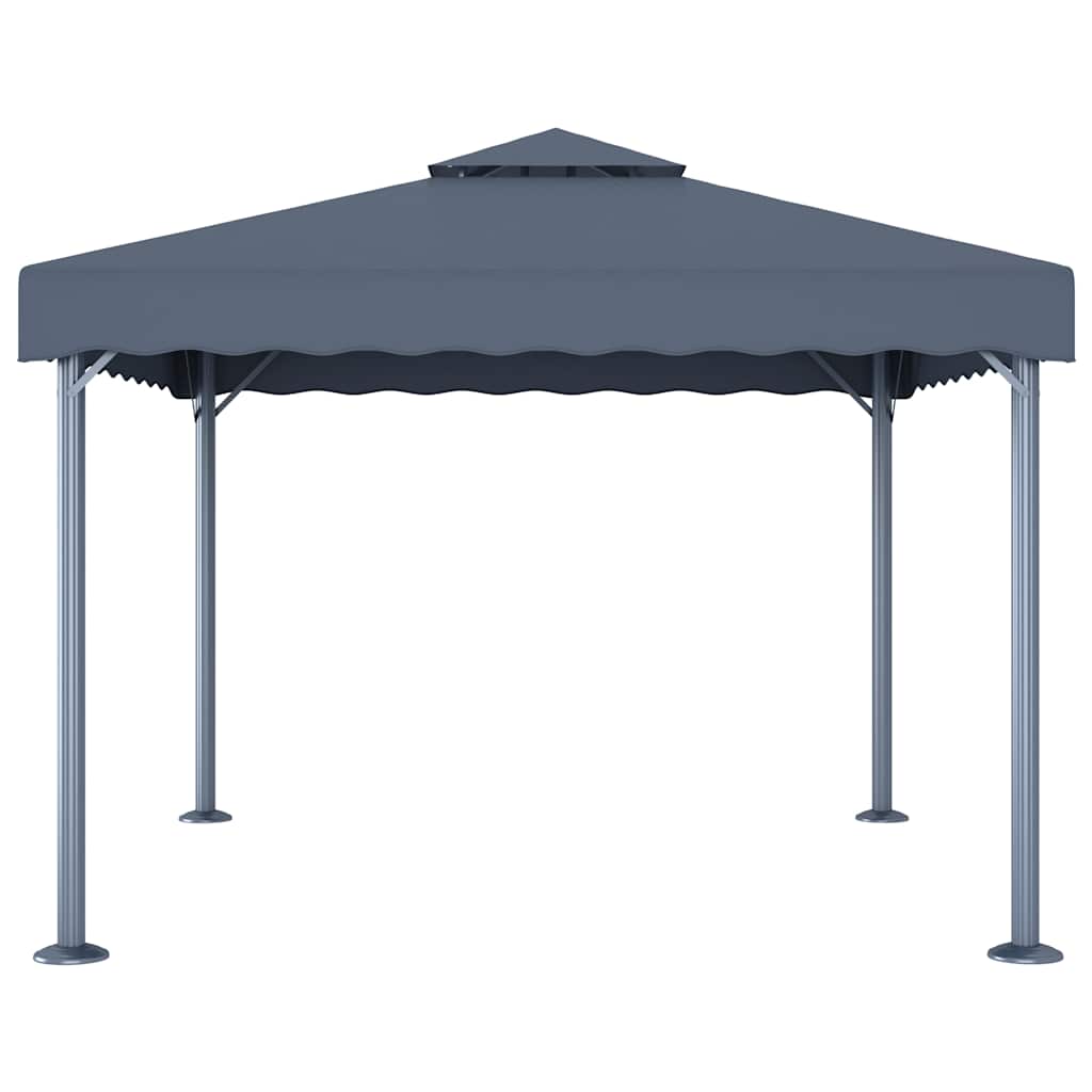 vidaXL Pavillon 300 X 300 Cm Anthrazit Aluminium
