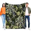 Floral Pattern Blanket Soft Cozy Throw for Bed Sofa Decorative Lightweight Gift Idea for Home Living Room Bedroom