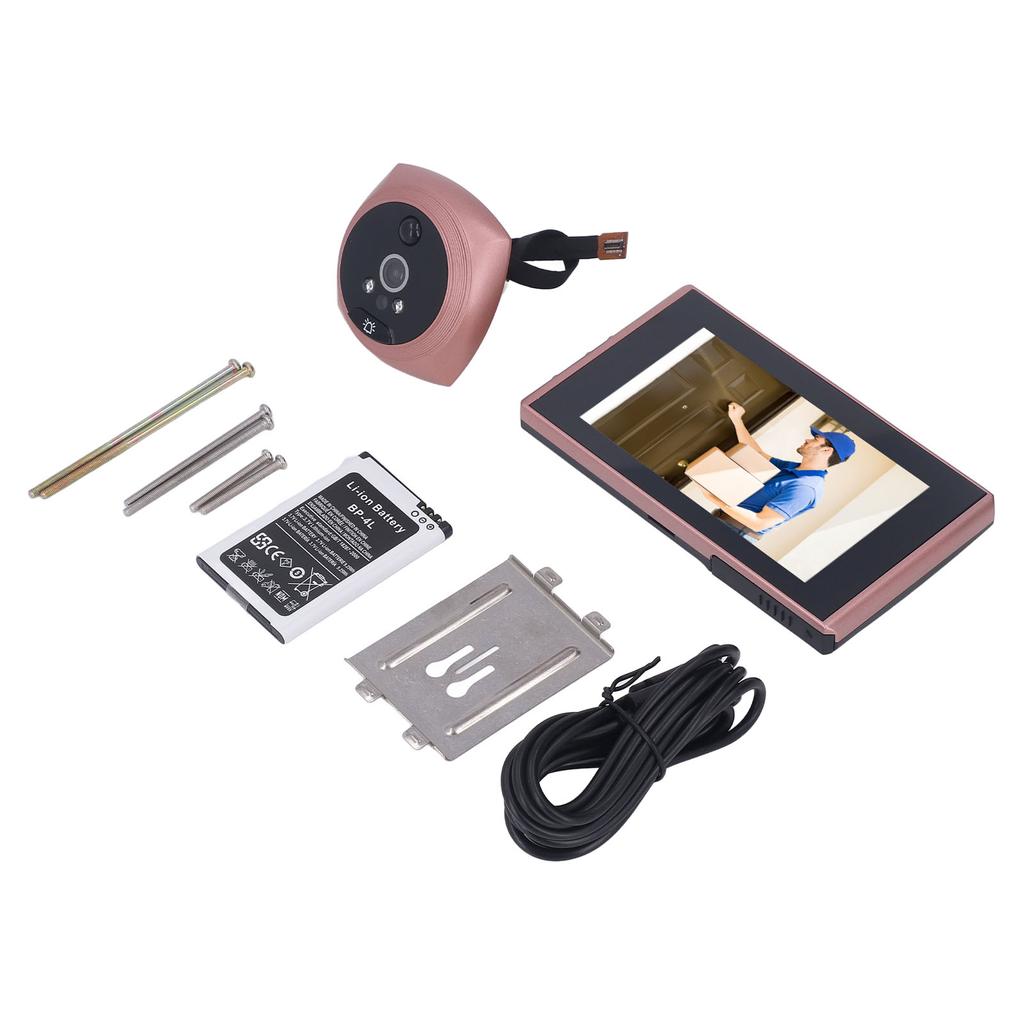 Smart HD Visual Doorbell Automatic Recording Video Doorphone Anti Theft Doorbell Camera for Home
