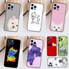 Cartoon Westie Dog Case For Oppo A74 A94 A54 A18 A38 A58 A78 A98 A80 A60 A40 A96 A76 A16 A15 A17 A57 A77 A5 Pro