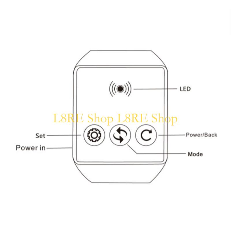 L8RE Nurse Call Button Waterproof Wrist Alarm Watch Multifunctional Calling Bells