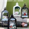 Christmas Tree Christmas Wind  Lamp Santa Electronic Candle Lantern  New Year