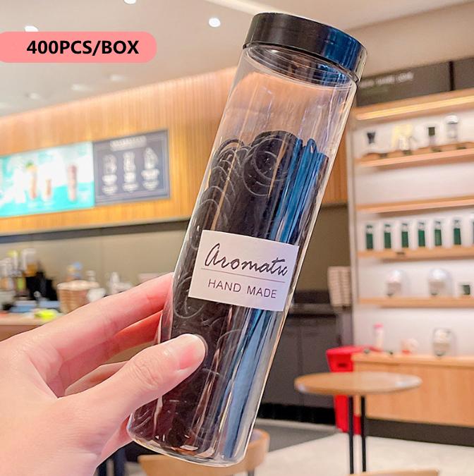 

300/400 шт. в коробке для девочек, маленькие нейлоновые эластичные резинки для волос с героями мультфильмов для детских резинок для волос, тонкий держатель для хвоста, детские аксессуары для волос 2 см