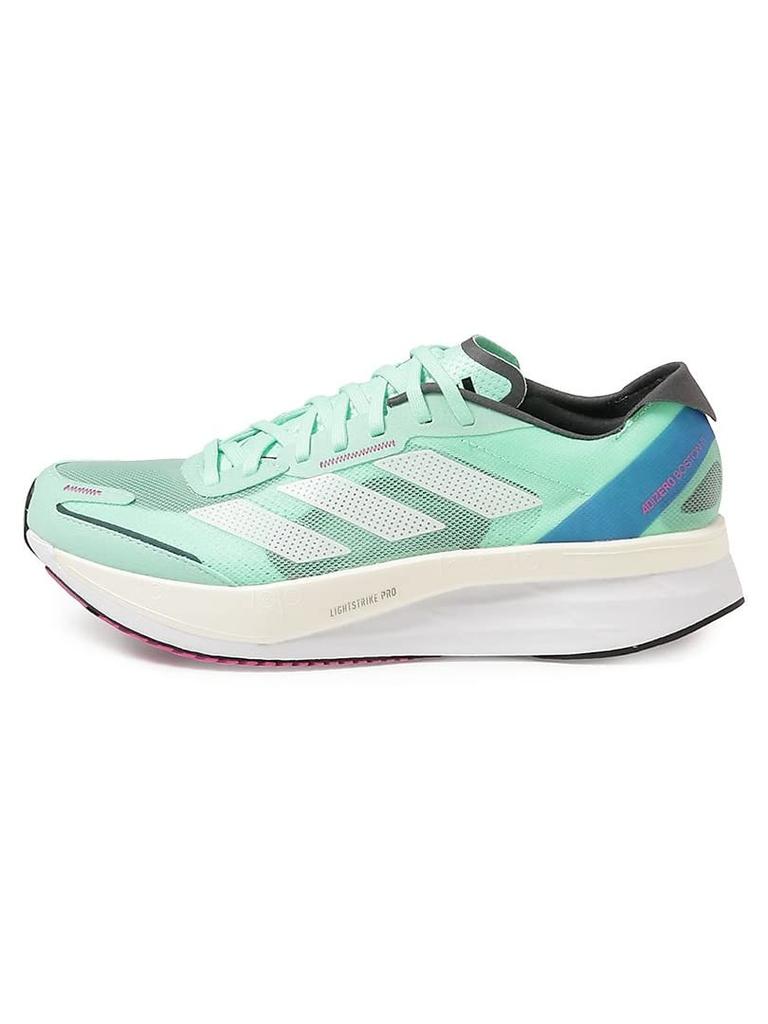 Adidas Adizero Boston 11 Running Pulse White Size cm Men's Shoes, LWE89, Mint/Footwear White/Crystal (GV9064), 25.0