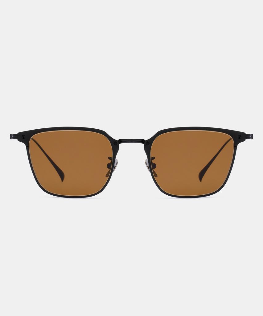 Maeteupeojeu Mp-10 Titanium Brown Sunglass Black