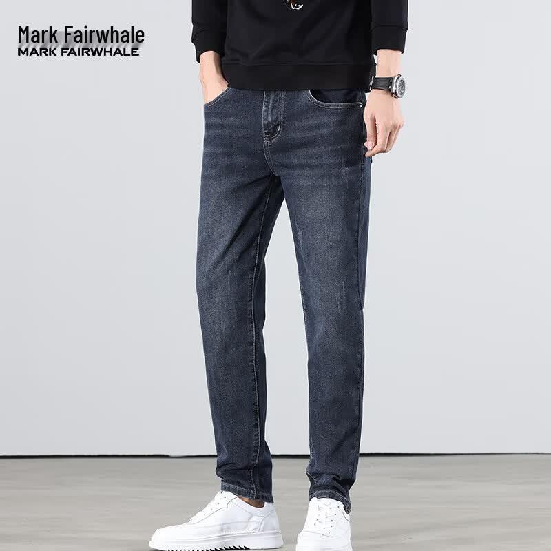 MARK FAIRWHALE Men s Casual Straight-Leg Jeans 29 синий