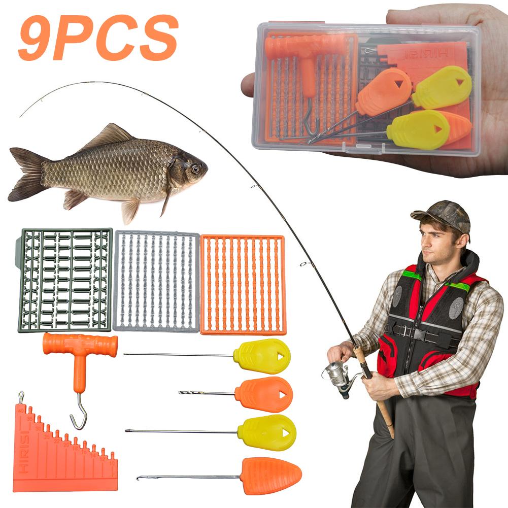 9Pcs Carp Fishing Bait Needle Carp Fishing Bait Rig Tool Kit Carp Fishing Bait Needle Baiting Rigs Tool Kit Fishing Accessories China Mainland
