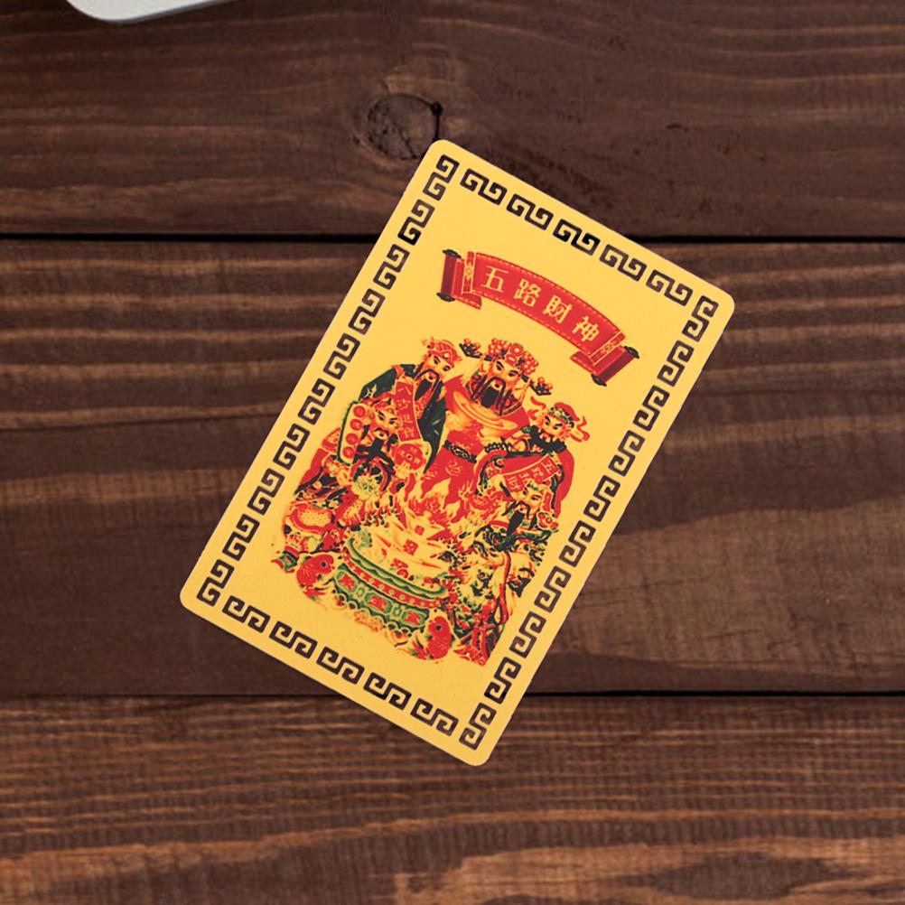 

2Pcs Chinese Amulet Card Luck Card Protection Fortune 2026 Auspicious Success Blessing Metal Amulet Cards China Mainland