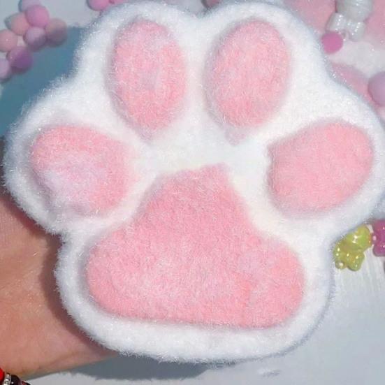 Cat Paw Squeeze Toy Slow Rebound Soft TPR Stress Anxiety Relief Portable Kids Teens Adults Colorful Pet Paw Sensory Fidget Toy