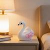 4PCS Artistic Resin Miniature Duck Statues Glittering Animal Ornaments For Creative DIY Crafts And Table Shelf Displays